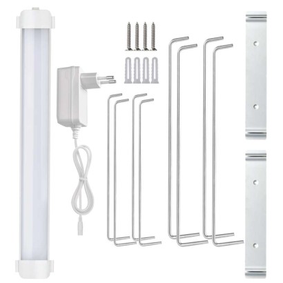 LED svetilka za rastline polnega spektra za setev, 28 LED diod, časovnik