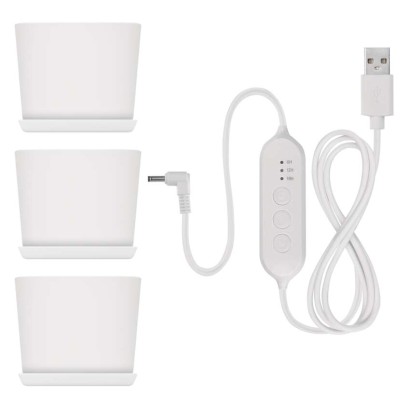 Pflanzenlampe LED Vollspektrum, 30 LEDs, für Innenräume, mit Zeitschaltuhr, dimmbar