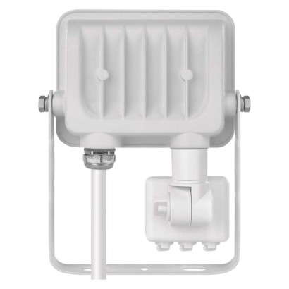 LED reflektor GLARO s pohybovým čidlem, 10 W, bílý, IP54, 1000 lm, neutrální bílá