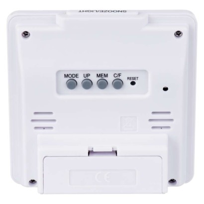 Digitális hőmérő páratartalom-mérővel, vezeték nélküli érzékelővel, óra, dátum E0114