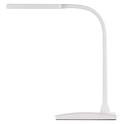LED stolná lampa Eddy, biela