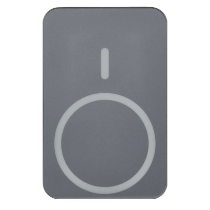 EMOS Powerbank WI 1046, 10 000 mAh, 20 W+Wireless, szürke