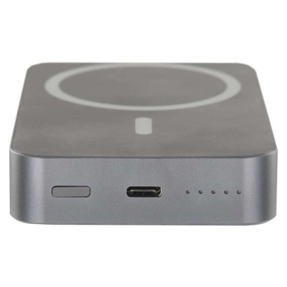 EMOS Powerbank WI 1046, 10 000 mAh, 20 W+Wireless, szürke