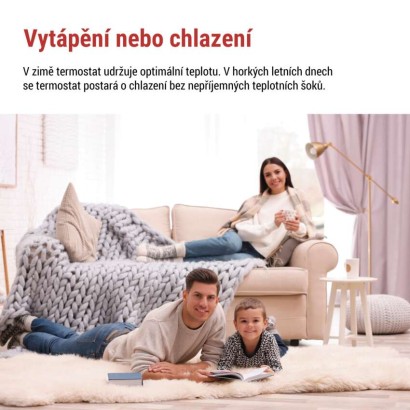 Pokojový programovatelný drátový OpenTherm termostat P56A01