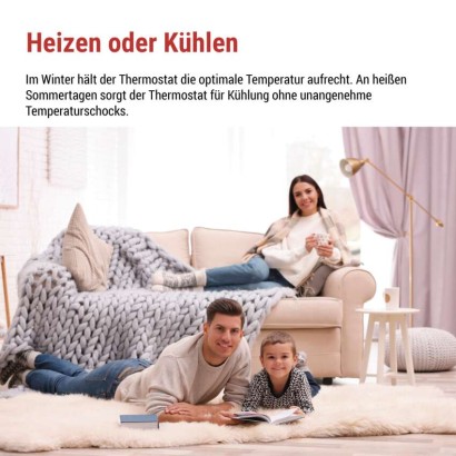 OpenTherm Raumthermostat P56A01, programmierbar, verkabelt