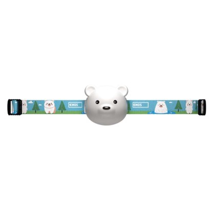 Latarka czołowa MIŚ LED SMD, 80lm Li-Pol ładowalna