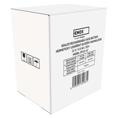 Bezúdržbový olovený akumulátor 12 V/4,5 Ah, faston 4,7 mm