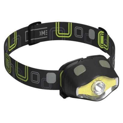 COB LED + LED čelovka P3536, 220 lm, 100 m, 3x AAA