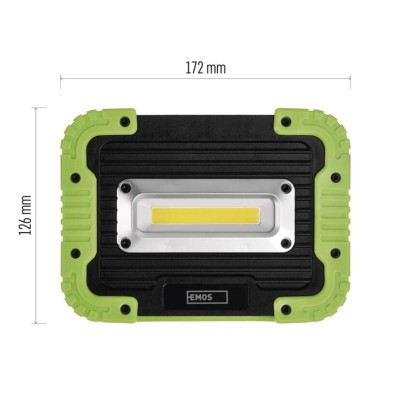 COB LED uzlādējama lampa darbam P4534, 600 lm, 3000 mAh