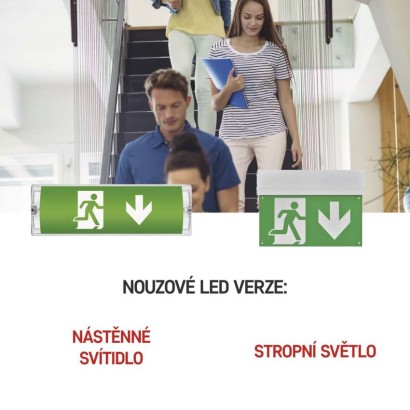 LED nouzové osvětlení CESSI 3 W, 3 h