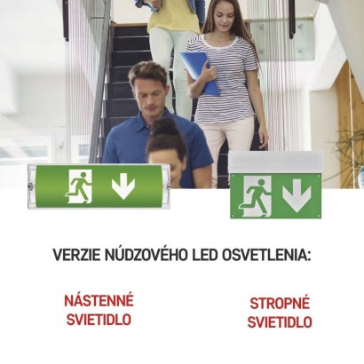 LED Núdzové svietidlo CESSI 3W 3H MT