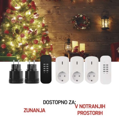 Daljinsko vodene vtičnice IP44 schuko