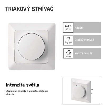 Triakový stmívač č. 6 pro regulovatelné LED žárovky