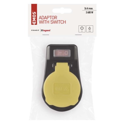 EMOS Kapcsolható aljzat IP44 