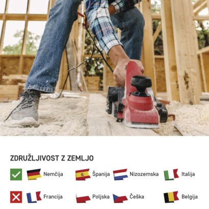 Vtičnica guma IP44 črna schuko