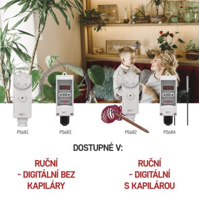 Příložný manuální termostat P5683