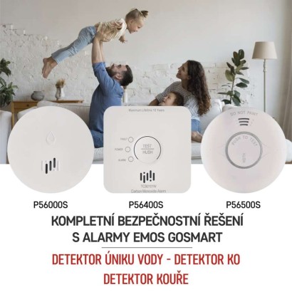 GoSmart Detektor kouře TS380C-HW s WiFi