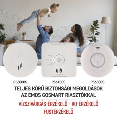 GoSmart Füstérzékelö TS380C-HW wifivel
