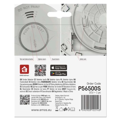 GoSmart Detektor dymu TS380C-HW s WiFi