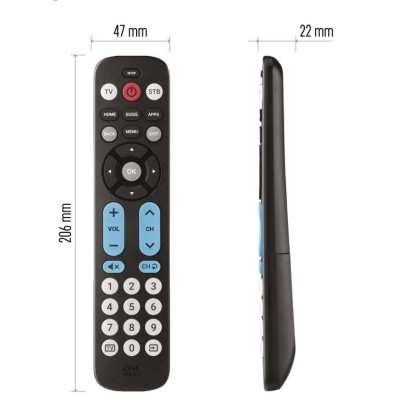 Univerzálny diaľkový ovládač OFA BIG BUTTON
