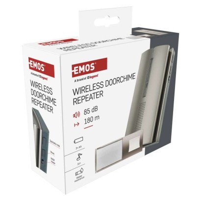 Domovní bezdrátový zvonek P5763N na 3× AA, s možností prodloužení signálu