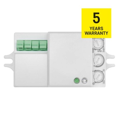 Mikrovlnný senzor (pohybové čidlo) IP20 1200W, biely