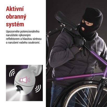 GoSmart Venkovní otočná kamera IP-800 WASP s WiFi, bílá