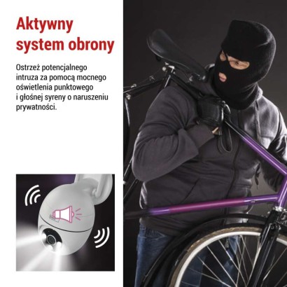 GoSmart Kamera zewnętrzna obrotowa IP-800 WASP z WiFi, biała