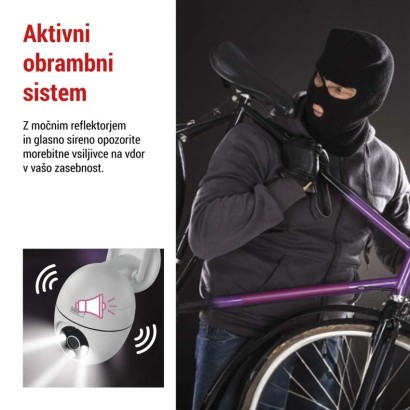 GoSmart Zunanja vrtljiva kamera IP-800 WASP, z WiFi, bela