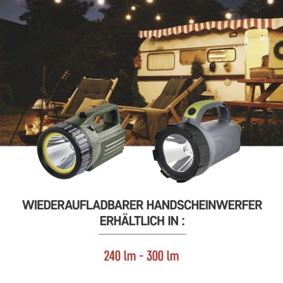 LED aufladbare Lampe P2311, 300 lm, 2400 mAh