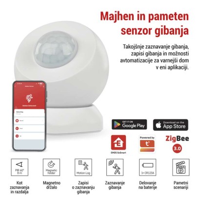 GoSmart PIR senzor (senzor gibanja) IP20, ZigBee