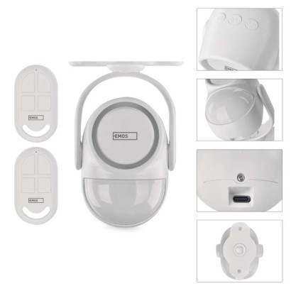 Alarm GoSmart IP‑126L GUARDIAN z czujnikiem ruchu, 6× czujników drzwi/okien, WiFi