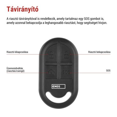 Riasztó mozgásérzékelővel EM‑125L PROTECTOR