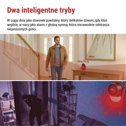 Alarm z czujnikiem ruchu EM‑125L PROTECTOR