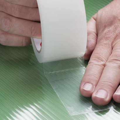 Javító ragasztószalag polikarbonáthoz és üveghez, 25 m × 50 mm, átlátszó