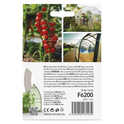 Javító ragasztószalag polikarbonáthoz és üveghez, 25 m × 50 mm, átlátszó