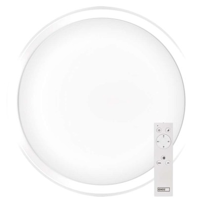 LED-valgusti ILVI 40 cm, 30 W, soe-külm valge, puldiga muudetava valgustugevusega