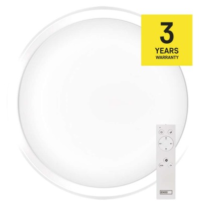 LED-valgusti ILVI 40 cm, 30 W, soe-külm valge, puldiga muudetava valgustugevusega