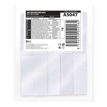 Krabice LK 80x28 2ZK, 10 ks