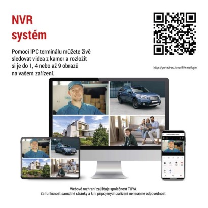 GoSmart Venkovní bateriová kamera IP-600 EYE s WiFi a solárním panelem