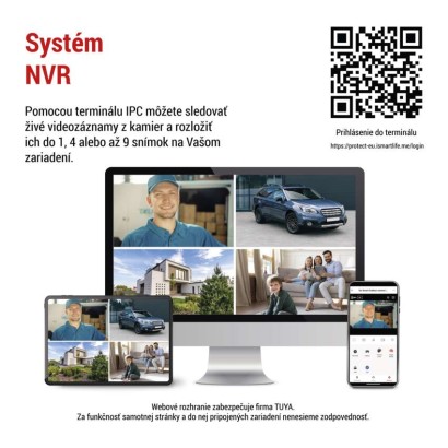 GoSmart Vonkajšia batériová kamera IP-600 EYE s WiFi a solárnym panelom