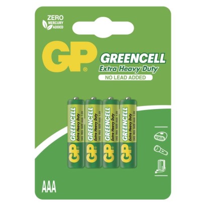 GP Bateria cynkowa GREENCELL AAA (R03) 4 szt.