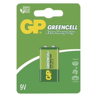 GP Bateria cynkowa GREENCELL 9V (6F22) 1 szt.