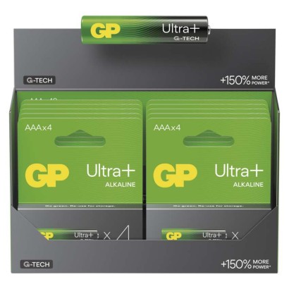 GP Bateria alkaliczna ULTRA PLUS AAA (LR03) 4 szt.