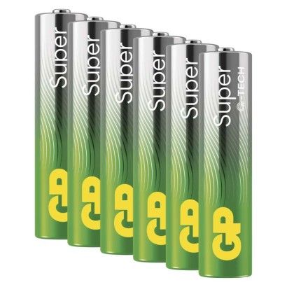 GP Bateria alkaliczna SUPER AAA (LR03) 6 szt.
