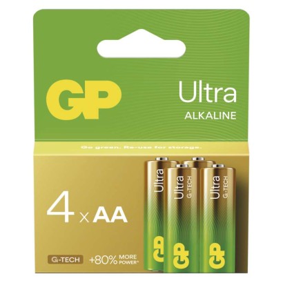 GP Bateria alkaliczna ULTRA AA (LR6) 4 szt.