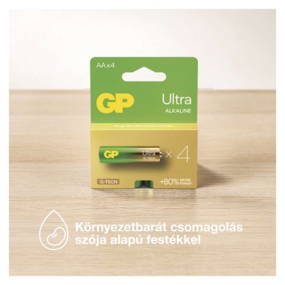 GP Ultra Alkáli elem AA 4db