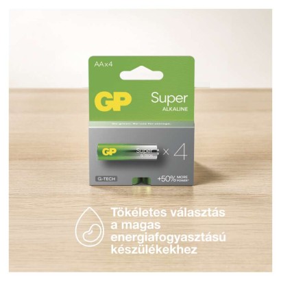 GP Super Alkáli elem AA 4db
