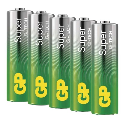 GP Bateria alkaliczna SUPER AA (LR6) 5 szt.