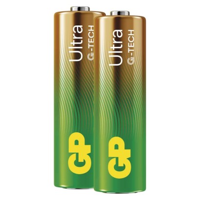 GP Bateria alkaliczna ULTRA AA (LR6) 2SH / w/Barcode label